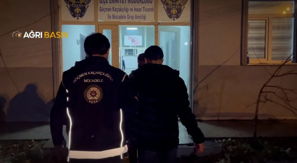 Ağrı’da 10 Düzensiz Göçmen Yakalandı