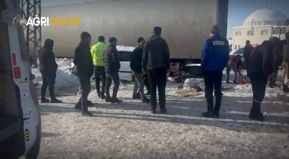 Patnos’ta trafik kazası: 1’i ağır 3 kişi yaralandı