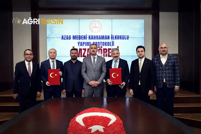 Ağrı’da Hayırseverden 8 Derslikli Okul