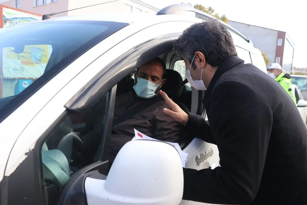 Kaymakam Enis Aslantatar Trafik Denetimlerine Katıldı!