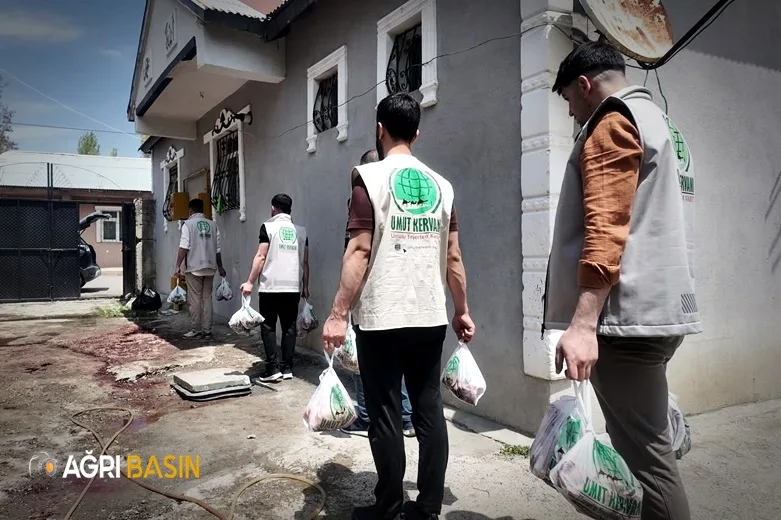 Ağrı’da Kurban Payları Yüzlerce Haneye Ulaştı