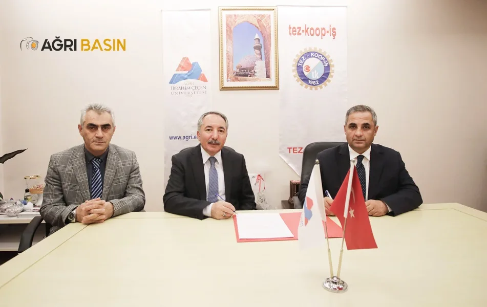 AİÇÜ ile Tez-Kop-İş Sendikası Arasından Toplu İş Sözleşmesi İmzalandı