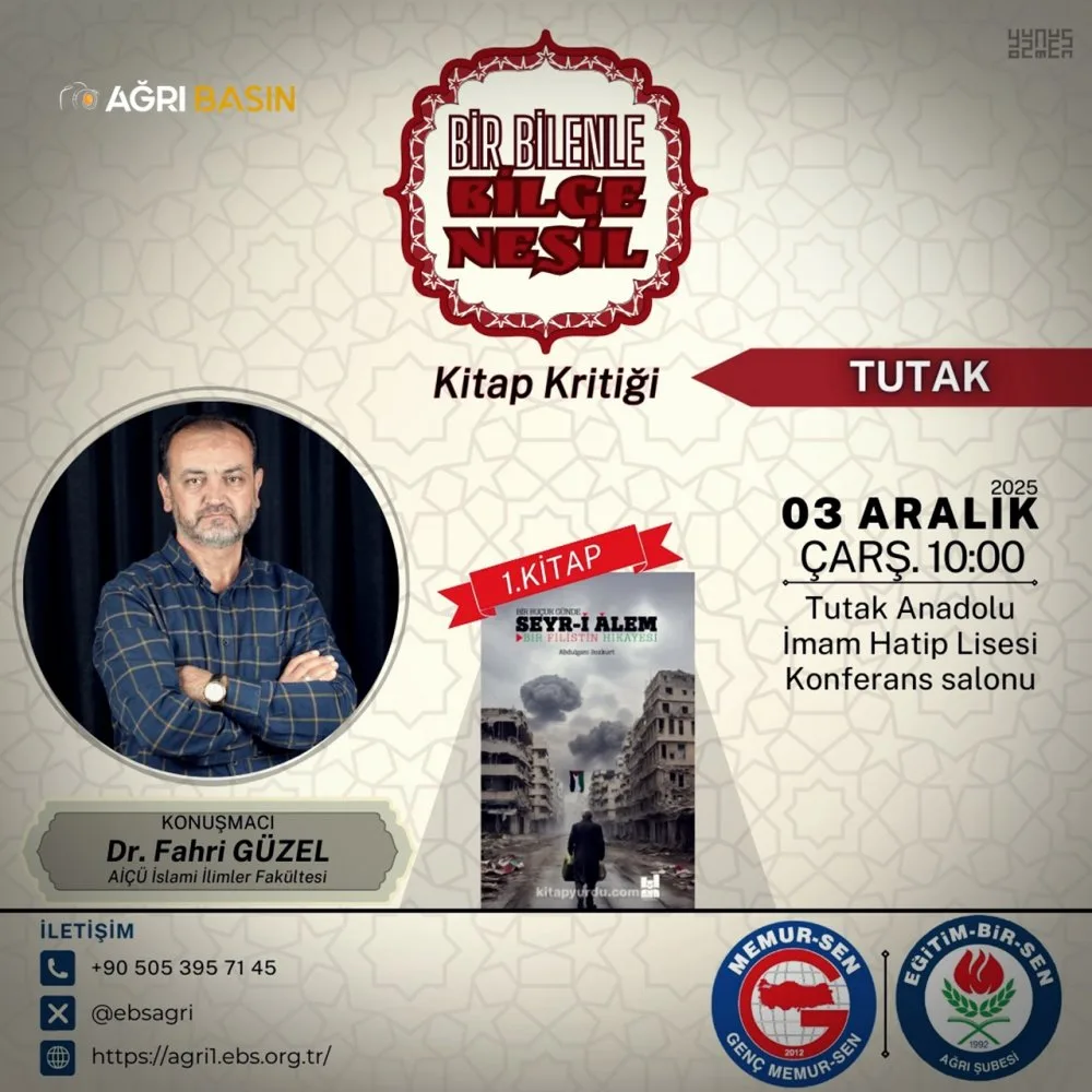 Ağrı’da Bir Bilenle Bilge Nesil Kitap Kritiği Başladı