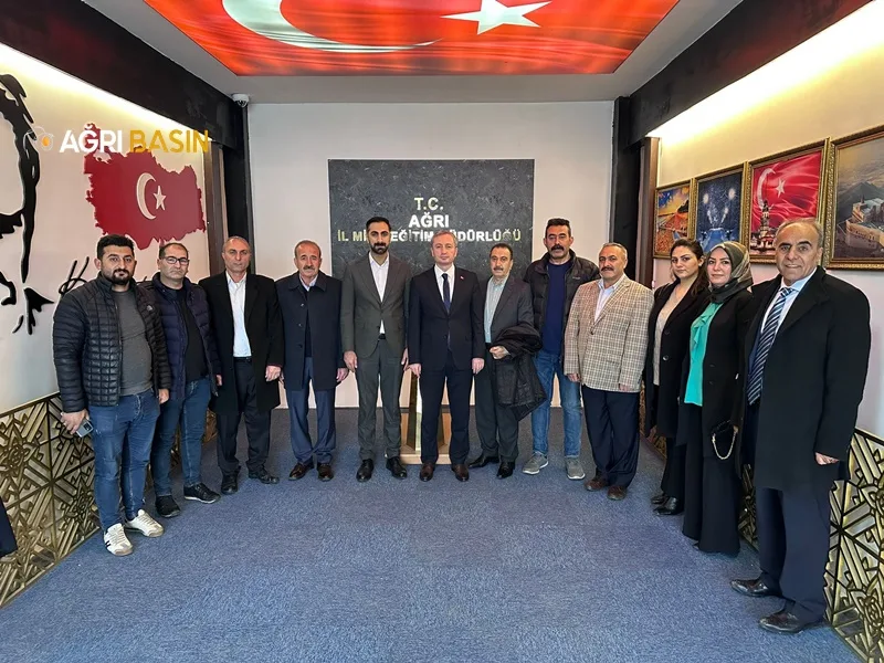 AK Parti Ağrı Merkez İlçe Başkanı Ömer Tahtalı’dan Hasan Kökrek'e ziyaret