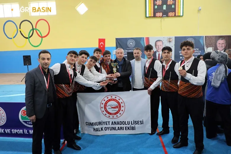 Ağrı'da Halk Oyunları İl Birinciliği Yarışmaları Sonuçlandı!