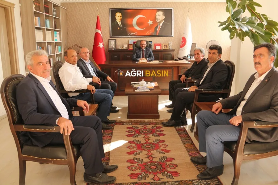 Halil Özyolcu'dan Müftü Celal Büyük'e ziyaret