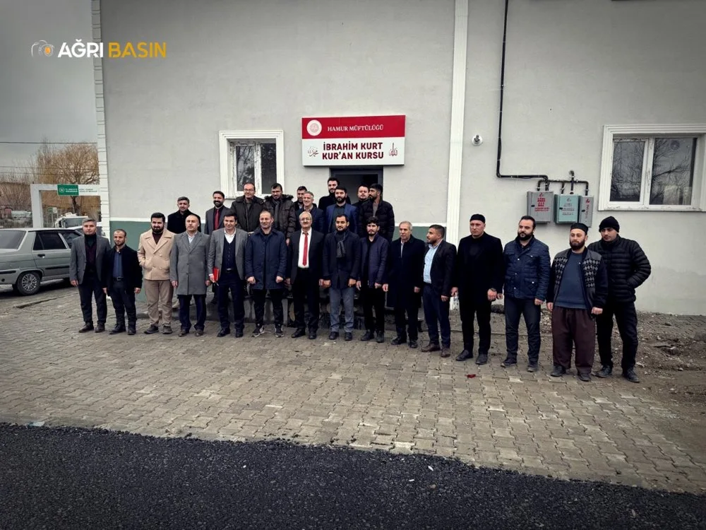 Diyanet-Sen Ağrı Şube Başkanı Yakut Hamur'da