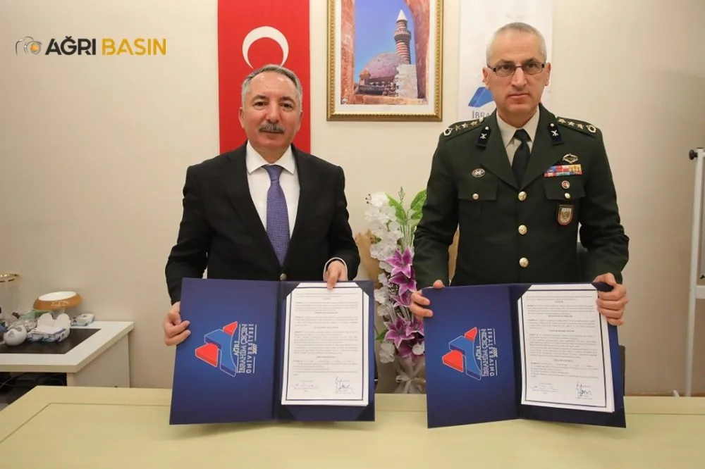 AİÇÜ ve Ağrı 12’nci Mekanize Piyade Tugay Komutanlığı Arasında İş Birliği