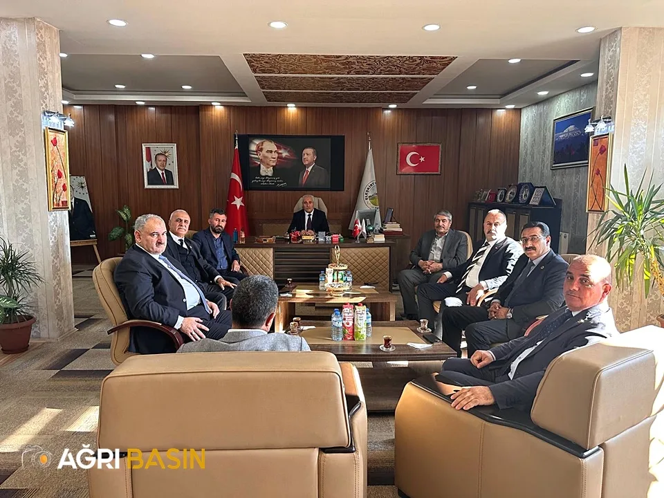 AK Parti Ağrı İl Başkanı Yıldız'dan Başkan Yakut'a Ziyaret