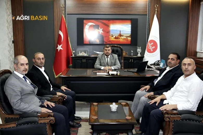 Diyanet-Sen Ağrı Şubesi’nden Müftü Şafak'a Anlamlı Ziyaret