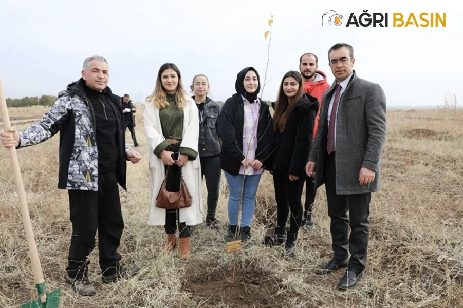 Ağrı’da 41 Maden Şehidi Anısına Fidan Dikildi