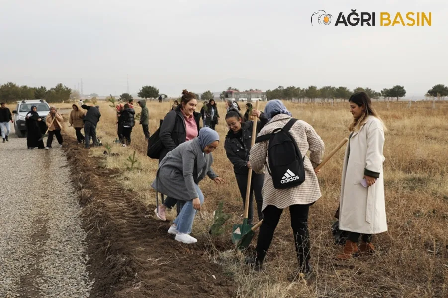 Ağrı’da 41 Maden Şehidi Anısına Fidan Dikildi