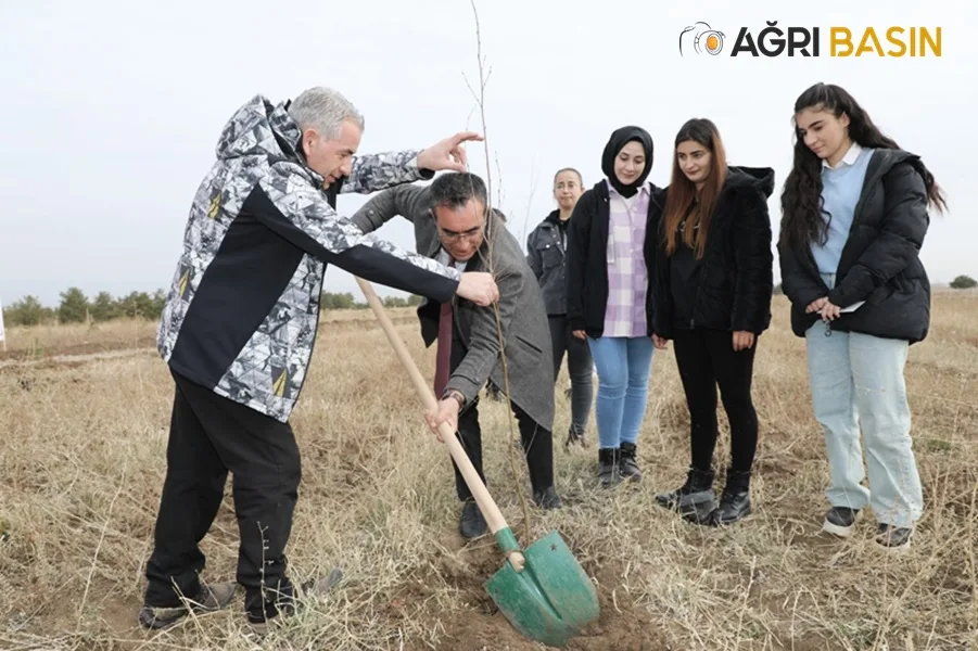 Ağrı’da 41 Maden Şehidi Anısına Fidan Dikildi