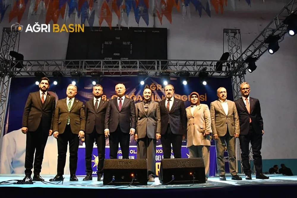 AK Parti Ağrı İl Başkanlığı’ndan Görkemli Kongre
