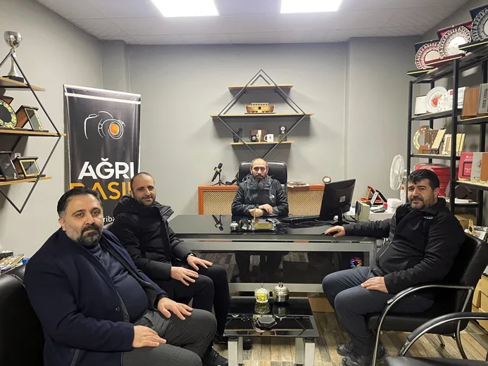 HÜDA PAR Ağrı İl Başkanı Yılmaz’dan Ağrı Basın’a Ziyaret