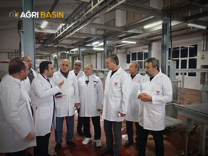 ATSO Başkanı Alpaslan’dan Ağrı Yaprak Döneri Üretim Tesisine Ziyaret