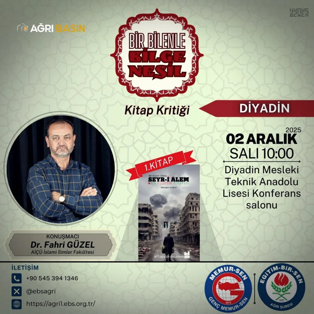 Ağrı’da Bir Bilenle Bilge Nesil Kitap Kritiği Başladı
