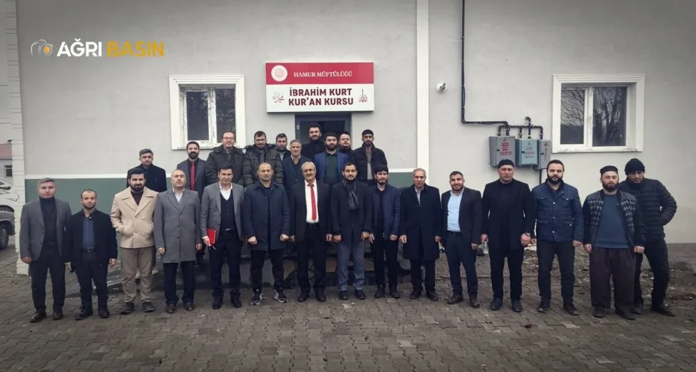 Diyanet-Sen Ağrı Şube Başkanı Yakut Hamur'da