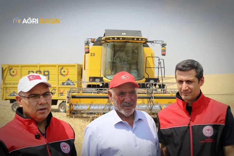 Ağrı’da Buğday ve Arpa Hasadı Başladı