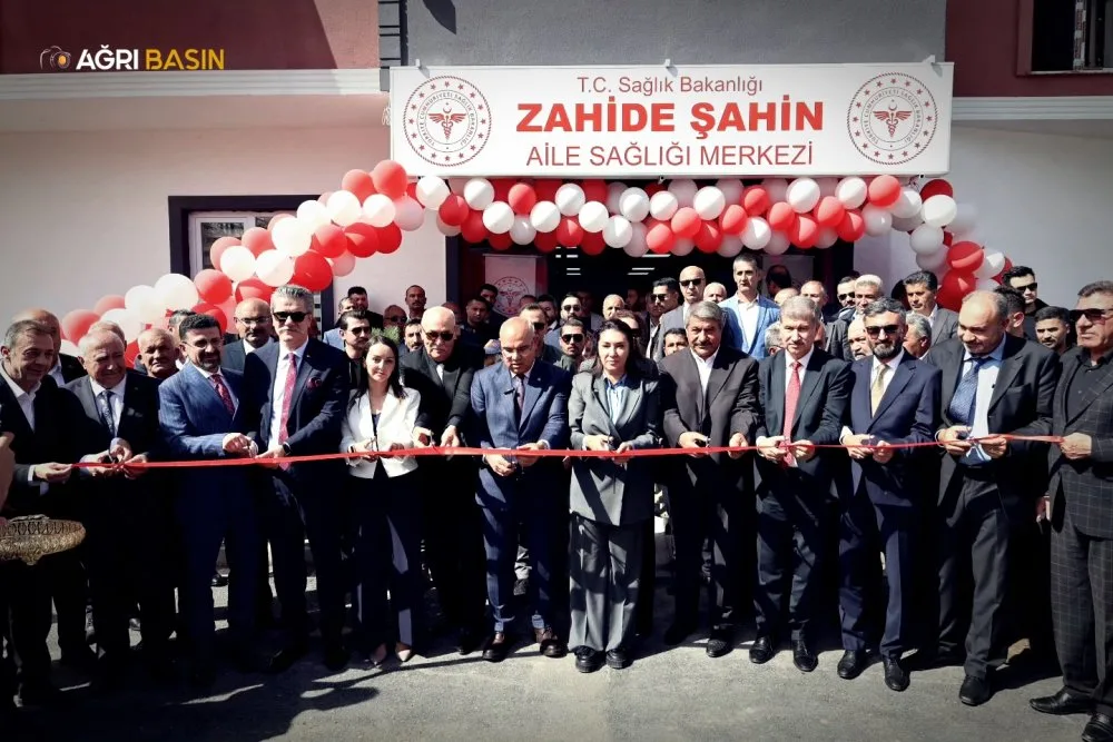 Patnos’ta modern Zahide Şahin Sağlık Ocağı açıldı