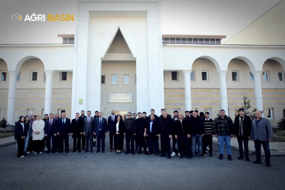AİÇÜ Rektörü Gülçin’den Eleşkirt yerleşkesine ziyaret