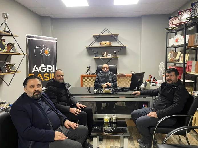 HÜDA PAR Ağrı İl Başkanı Yılmaz’dan Ağrı Basın’a Ziyaret