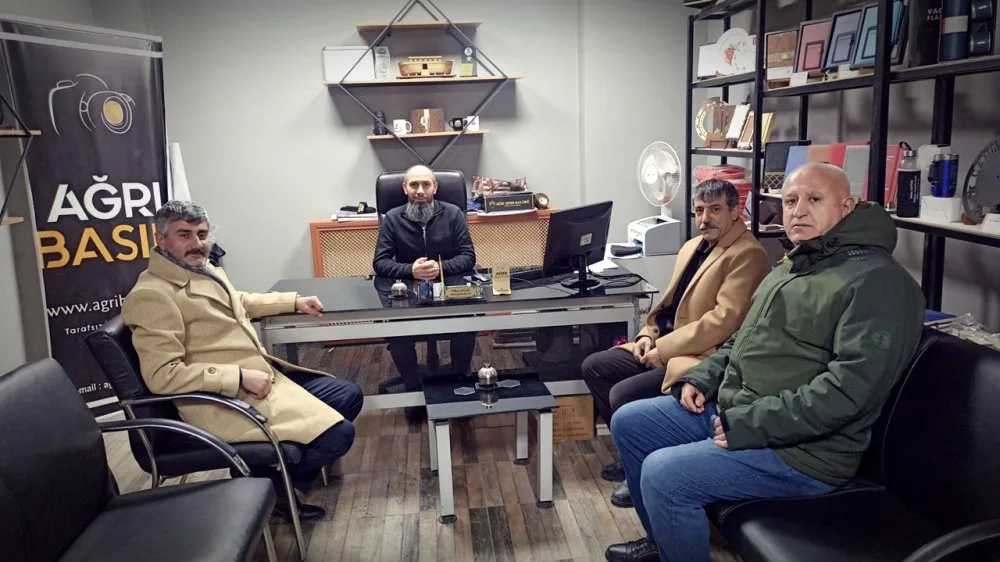 ESOB Başkan Adayı Faruk Tayhan'dan Ağrı Basın'a Ziyaret