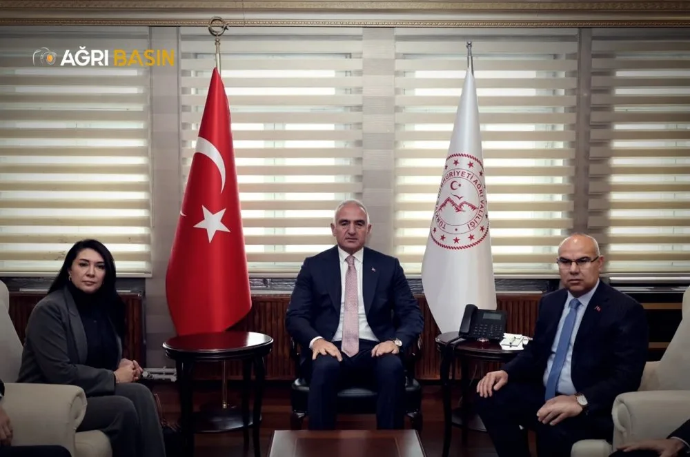 Bakan Ersoy Ağrı’da: Temaslar Valilik Ziyaretiyle Başladı