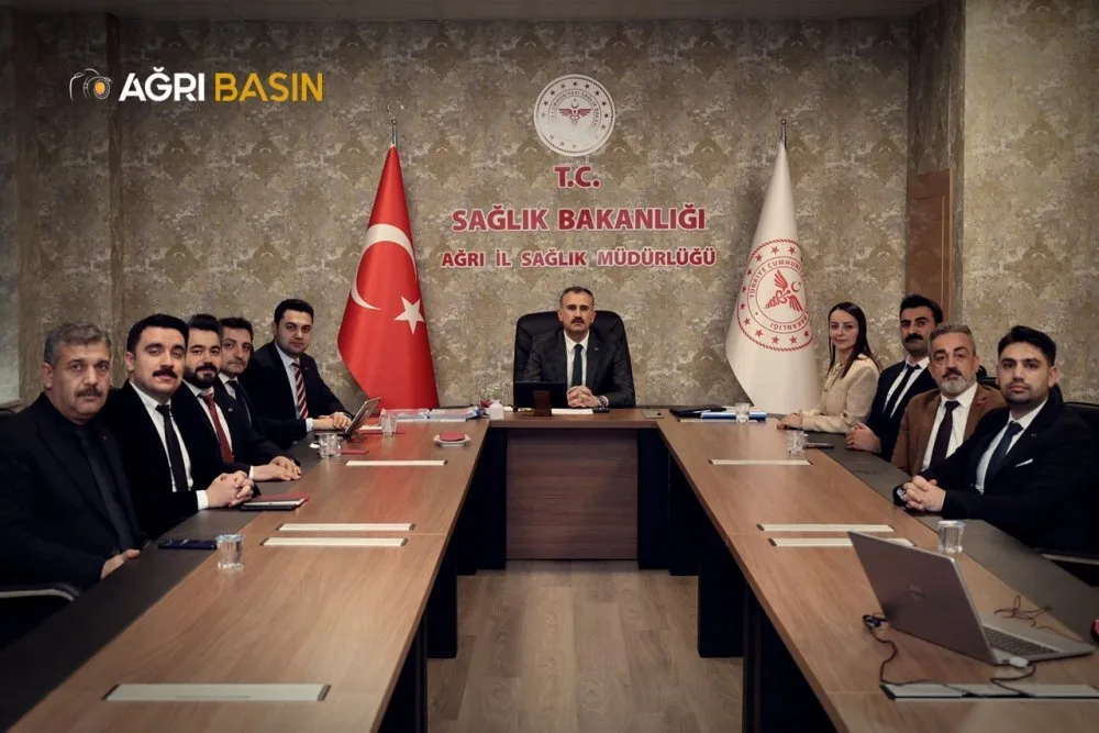 Vali Bozkurt’tan Ağrı İl Sağlık Müdürlüğüne Ziyaret