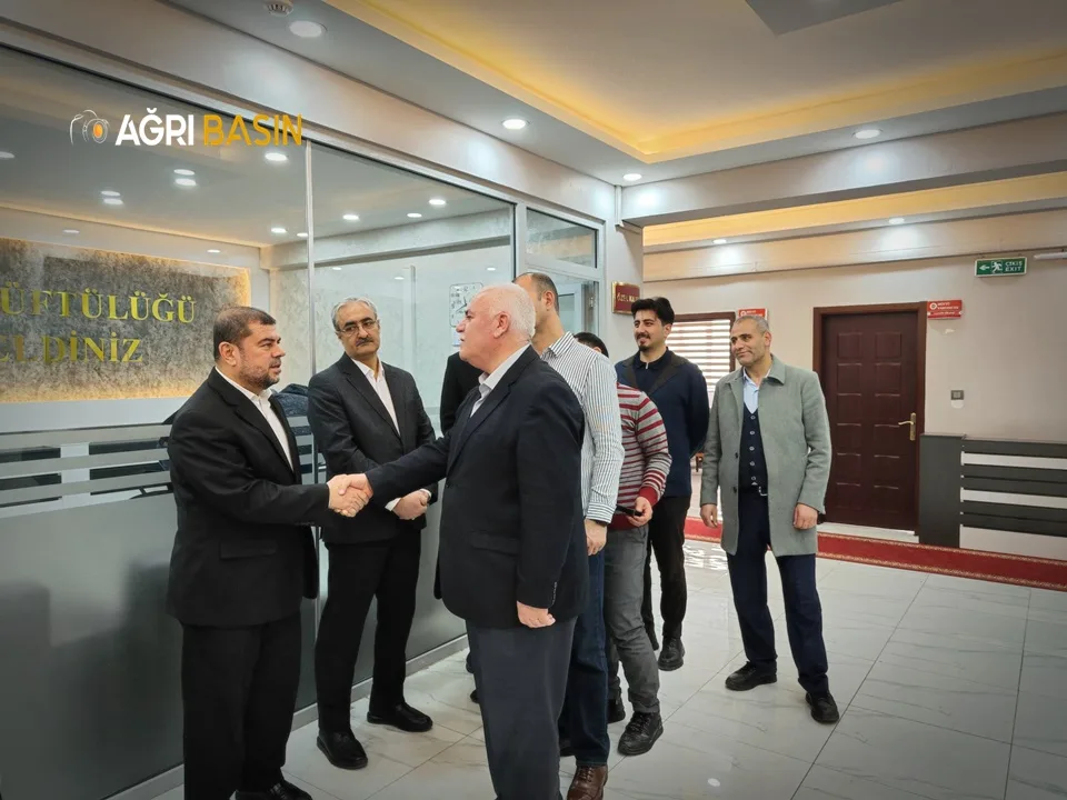 Ağrı Müftülüğünde bayramlaşma ve veda