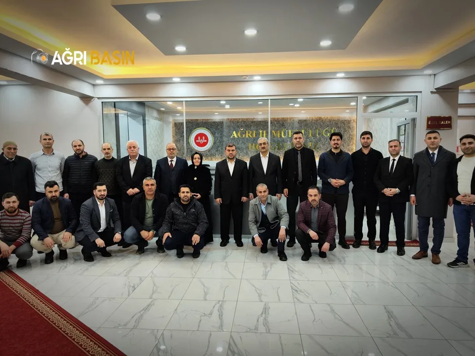 Ağrı Müftülüğünde bayramlaşma ve veda