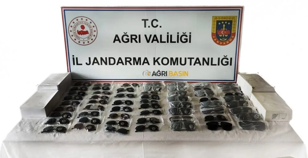 Ağrı'da Milyonluk Kaçak Gözlük Operasyonu