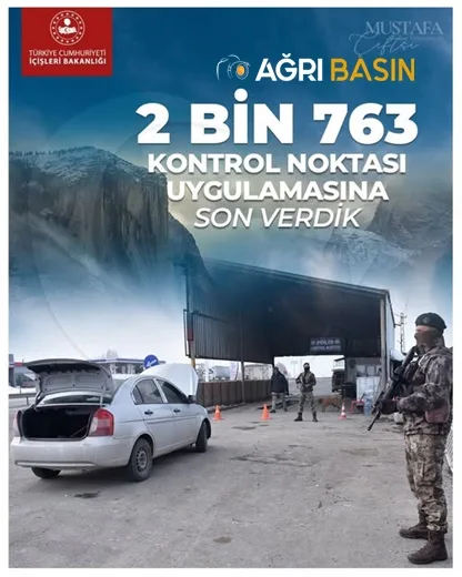 Bakan Çiftçi: 2 Bin 763 Kontrol Noktası Kaldırıldı
