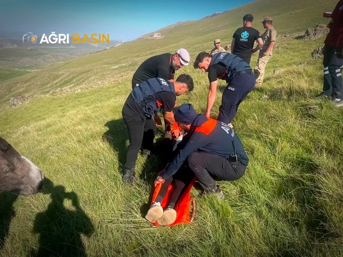 Tendürek Dağı'nda Zamanla Yarış: Ekipler Hayat Kurtardı
