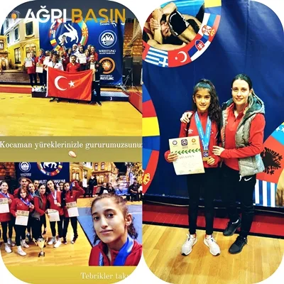 Ağrılı Güreşçi Birgül Şimşek Balkan Şampiyonu Oldu