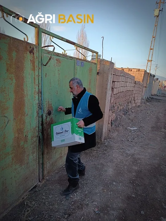 Ağrı Rahmet-Der Doğubayazıt’ta 150 Aileye Gıda Yardımı