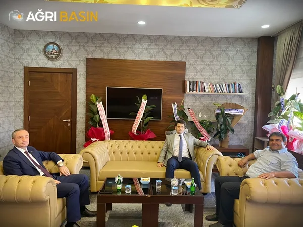 Balcı ve Türker'den Müdür Kökrek’e Hayırlı olsun ziyareti