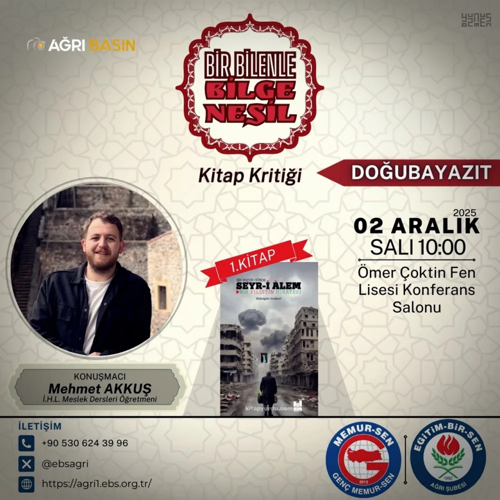 Ağrı’da Bir Bilenle Bilge Nesil Kitap Kritiği Başladı