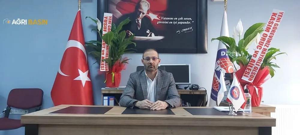 Muhammed Bahaddin Yakut Diyanet-Sen Ağrı Şube Başkanlığına seçildi