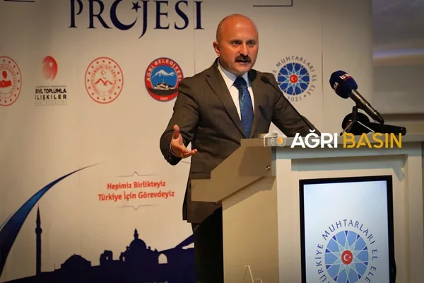 Ağrı'da Türkiye Muhtarları El Ele Projesi Kapsamında Toplantı Gerçekleştirildi!
