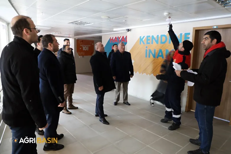 Ağrı GSB Tesislerinde Yangın Güvenliği Denetimi