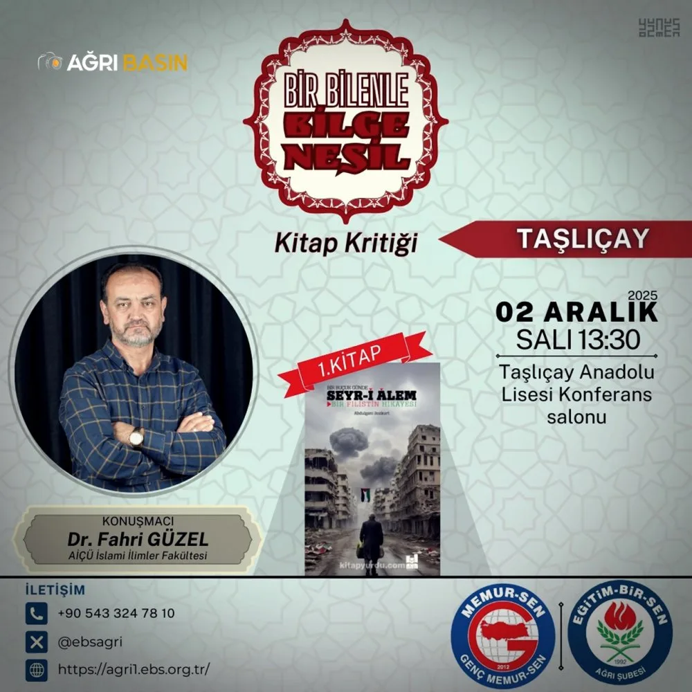 Ağrı’da Bir Bilenle Bilge Nesil Kitap Kritiği Başladı
