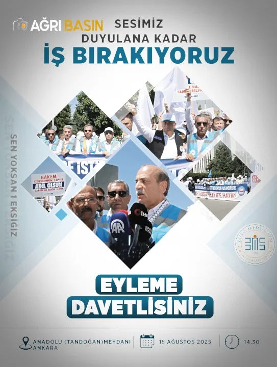 Büro Memur-Sen Ağrı Şubesi’nden İş Bırakma Eylemi