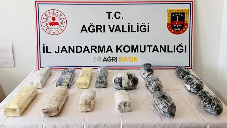 Ağrı'da Uyuşturucu tacirlerine bir darbe daha!