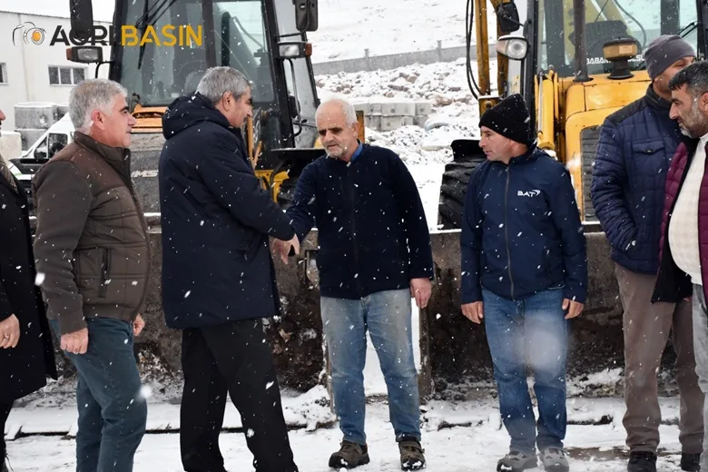 Patnos Belediyesi Karla Mücadelede Kışa Hazır