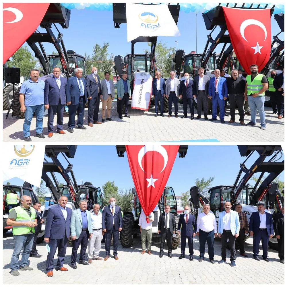 İl Özel İdaresi Filosuna 12 Yeni İş Makinesi Eklendi