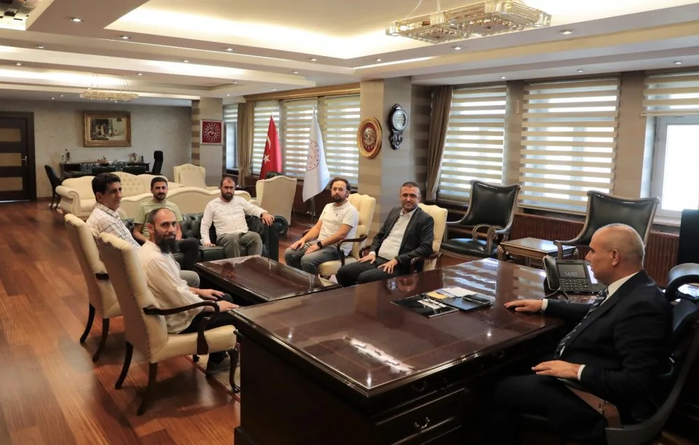 AÇGC'den Vali Mustafa Koç'a Ziyaret