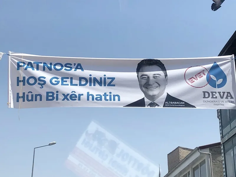DEVA Partisi Genel Başkanı Ali Babacan Patnos'ta