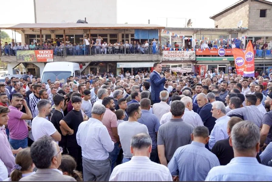 DEVA Partisi Genel Başkanı Ali Babacan Patnos'ta
