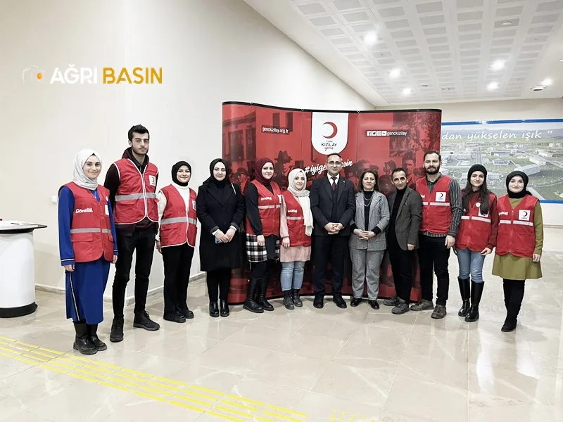 Türk Kızılay Ağrı'da "Afetler ve Kızılay Konferansı" düzenlendi